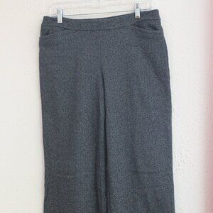 #397 York & Company Stretch Grey Dress Pants Size M Tall